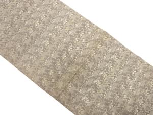 アンティーク　桐模様織り出し丸帯（材料）